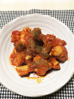 手羽元のトマト煮-レシピのメイン写真