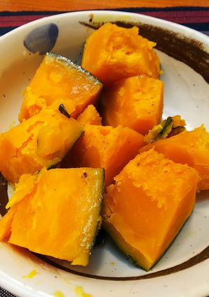 簡単美味・ほくほくカボチャの塩茹で-レシピのメイン写真
