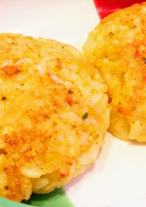 エビ入り☆イタリアン風焼きおにぎり-レシピのメイン写真