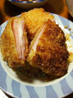 お手軽!とろーりチーズハムカツ!-レシピのメイン写真