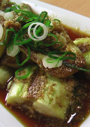 ＊なすの中華風ごまダレかけ＊-レシピのメイン写真