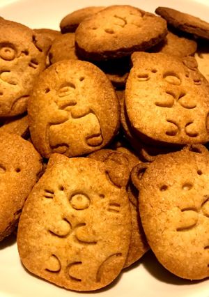 全粒粉・小麦ふすまを使ったクッキー-レシピのメイン写真