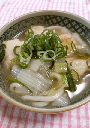 風邪に負けない★　鶏ネギうどん-レシピのメイン写真