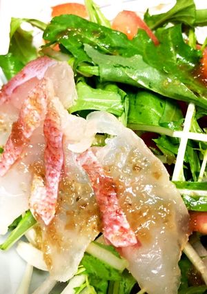 昆布締め赤魚のカルパッチョ-レシピのメイン写真