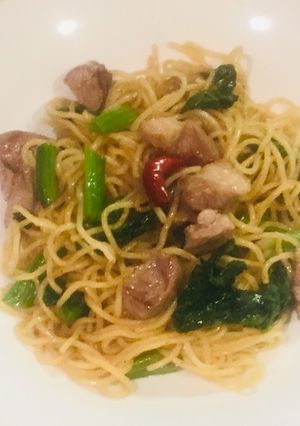 沙茶羊肉炒麺(ラム焼きそば)-レシピのメイン写真