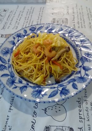カレー味のパスタ-レシピのメイン写真
