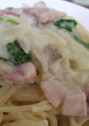 菜の花クリームパスタ-レシピのメイン写真