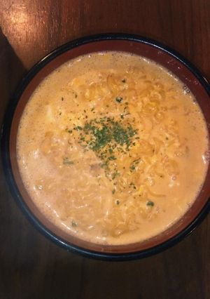 牛乳でまろやか☆辛ラーメンアレンジ☆-レシピのメイン写真