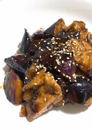 鶏肉と茄子の甘酢餡-レシピのメイン写真