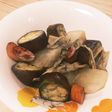 なす、大根、きのこ、ウインナーの煮物