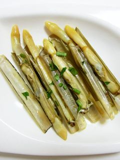 マテ貝のワイン蒸し-レシピのメイン写真