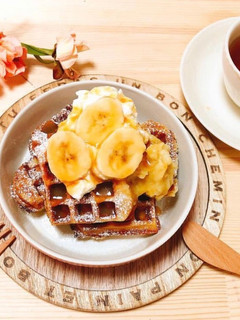 サクサクバター香るアメリカンワッフルꕤ-レシピのメイン写真