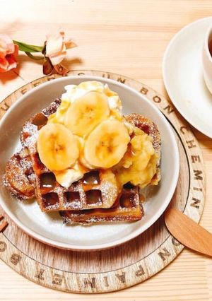 サクサクバター香るアメリカンワッフルꕤ-レシピのメイン写真