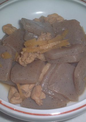止まらない！鶏とこんにゃくの生姜煮-レシピのメイン写真