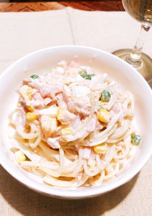 ツナと卵のパスタサラダ-レシピのメイン写真