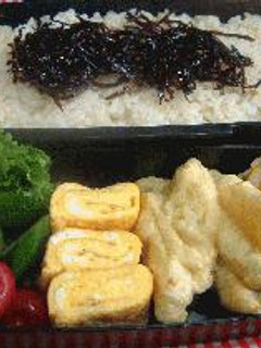 ★今日のお弁当★ かぼちゃのちくわ巻き天ぷら-レシピのメイン写真