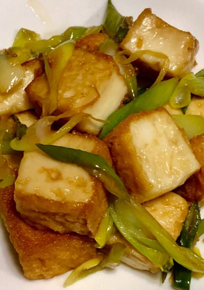 簡単☆厚揚げとねぎのバターぽん酢焼き-レシピのメイン写真