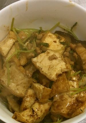 厚揚げと豆苗の沙茶醤炒め-レシピのメイン写真