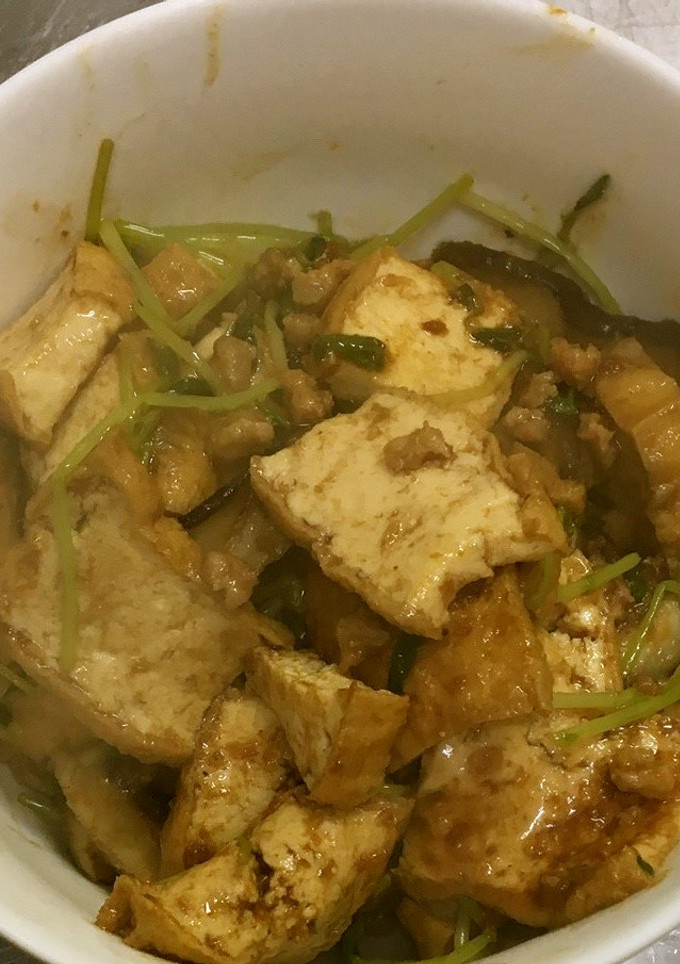 厚揚げと豆苗の沙茶醤炒め-レシピのメイン写真