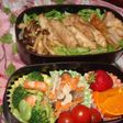 お弁当♪そら豆とエビのブロッコリーサラダ