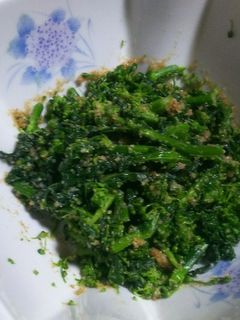 摘み菜のごま和え-レシピのメイン写真