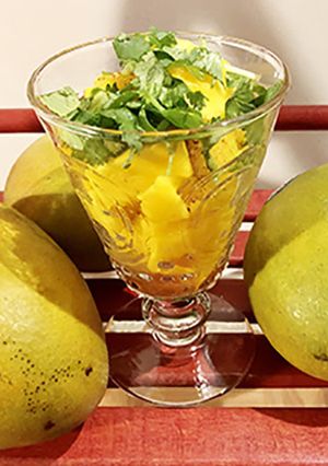 ３分でできる！マンゴーのセビーチェ-レシピのメイン写真