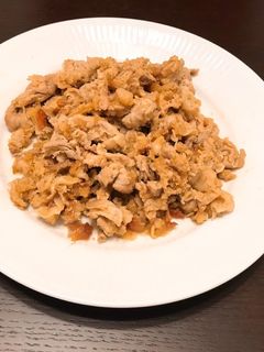 豚肉の梅肉ポン酢炒め-レシピのメイン写真