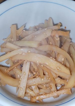 水煮メンマと生姜のきんぴら-レシピのメイン写真