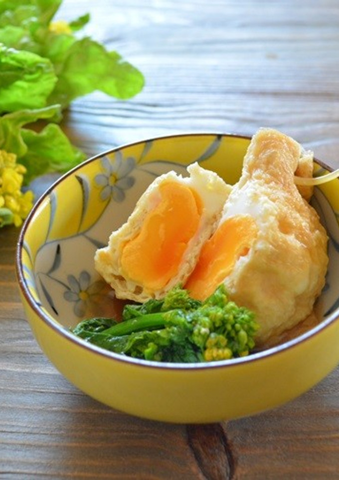 ＊油揚げの卵袋煮＊-レシピのメイン写真