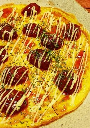 ミートボールのオープンオムレツ-レシピのメイン写真
