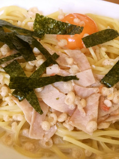 おウチでカフェ気分♩和風洋風スープパスタ-レシピのメイン写真