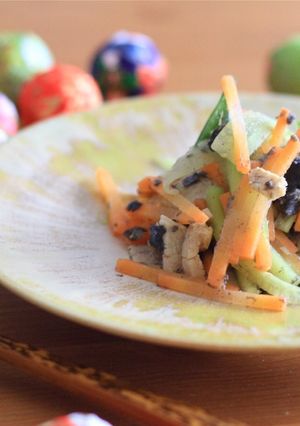 5分で完成！練りごまサラダわさび風味-レシピのメイン写真