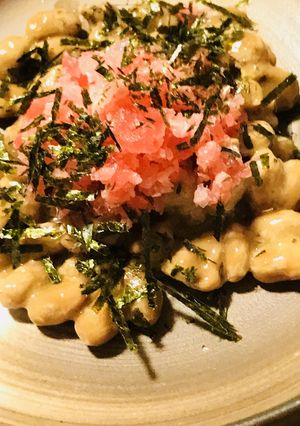 毎日の納豆●納豆＆マグロのたたき-レシピのメイン写真