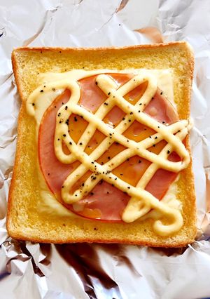 ハムチーズトースト-レシピのメイン写真