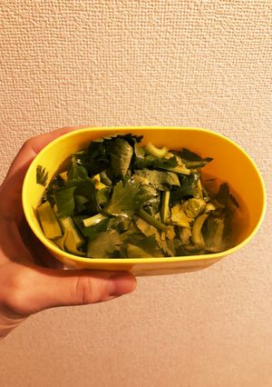 作業3分！あとは放置！セロリの甘酢-レシピのメイン写真