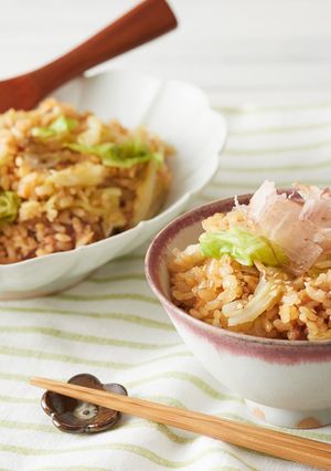 キャベツの炊き込みご飯-レシピのメイン写真