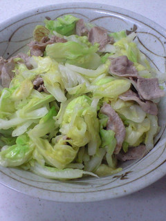 簡単!春キャベツと豚肉のシンプル炒め-レシピのメイン写真
