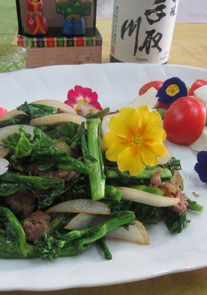 菜花と牛肉のオイスターソース炒め-レシピのメイン写真