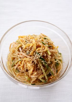 中華ドレッシングで簡単【春雨サラダ】-レシピのメイン写真