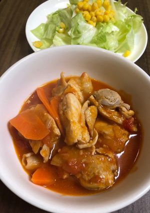 鶏肉のトマトスパイス煮-レシピのメイン写真