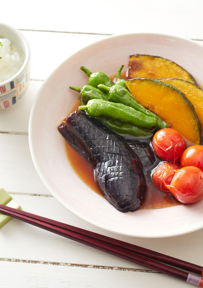夏野菜の揚げ浸し-レシピのメイン写真