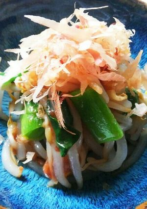 もやしと葱の梅肉和え-レシピのメイン写真