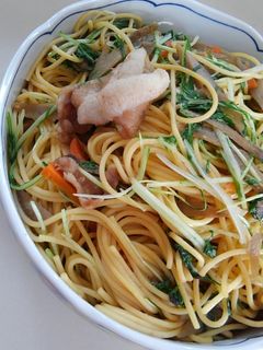 キンピラごぼうリメイク・和風パスタ-レシピのメイン写真