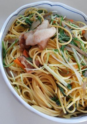 キンピラごぼうリメイク・和風パスタ-レシピのメイン写真
