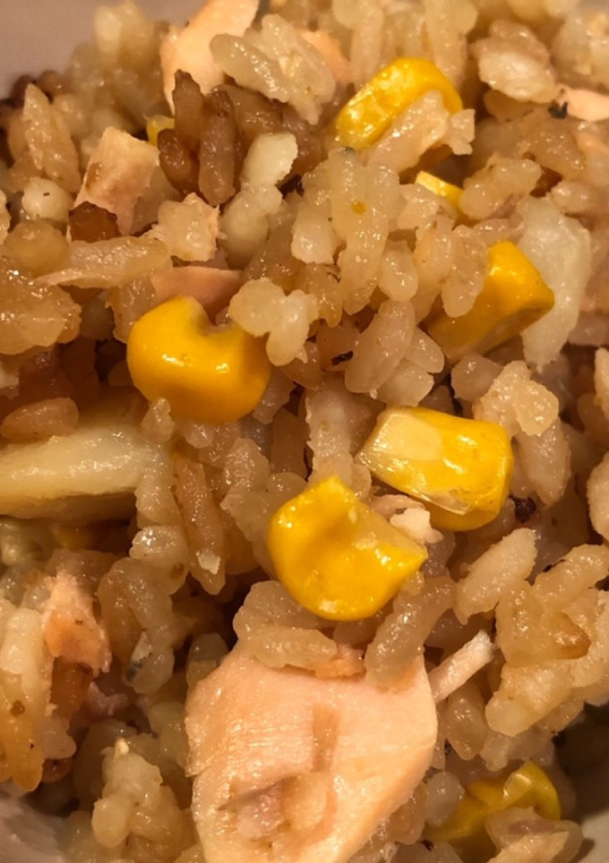 ★鮭とコーンとじゃがいもの炊き込みご飯★-レシピのメイン写真