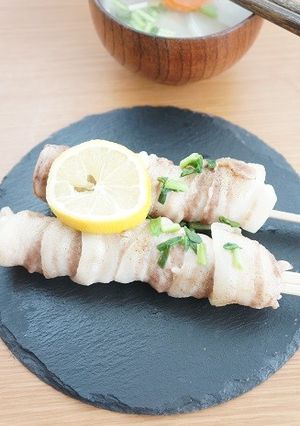 塩ペパーレモン味の肉巻きおにぎり棒-レシピのメイン写真