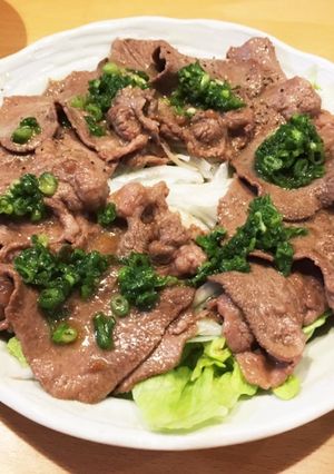 絶品！焼肉屋の味！ネギ塩牛タン-レシピのメイン写真
