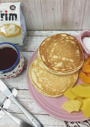 ホットケーキ マリームクリーム添え-レシピのメイン写真