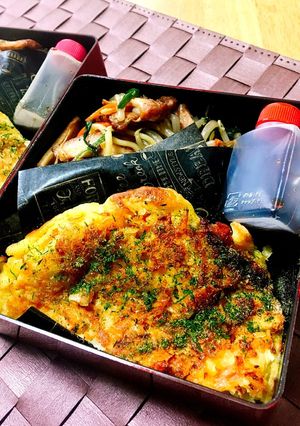 31.3.25粉物ランチ-レシピのメイン写真