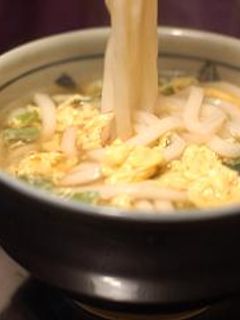 ニラ卵うどん。-レシピのメイン写真
